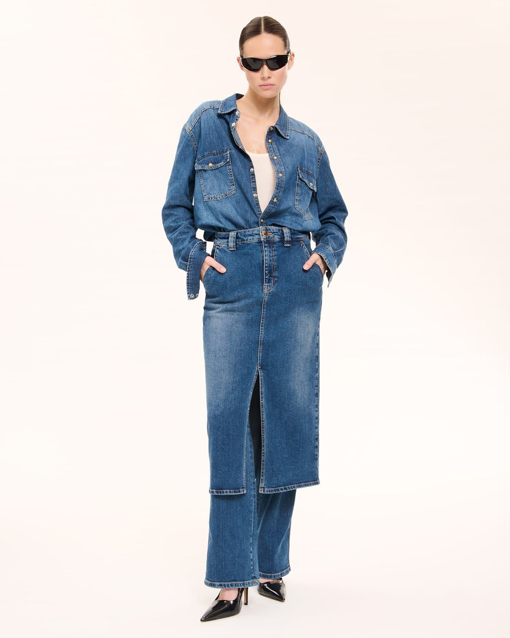 Chemise en jean dark blue_2