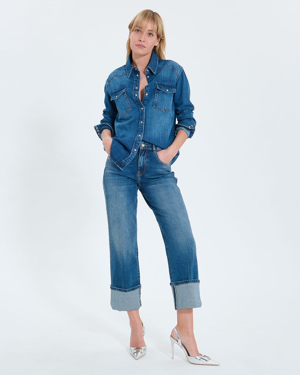 Chemise en jean dark blue_3