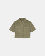 Camisa recta denim caqui_4