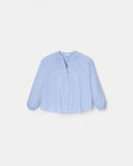 Chemise fluide en coton bleue ciel_5