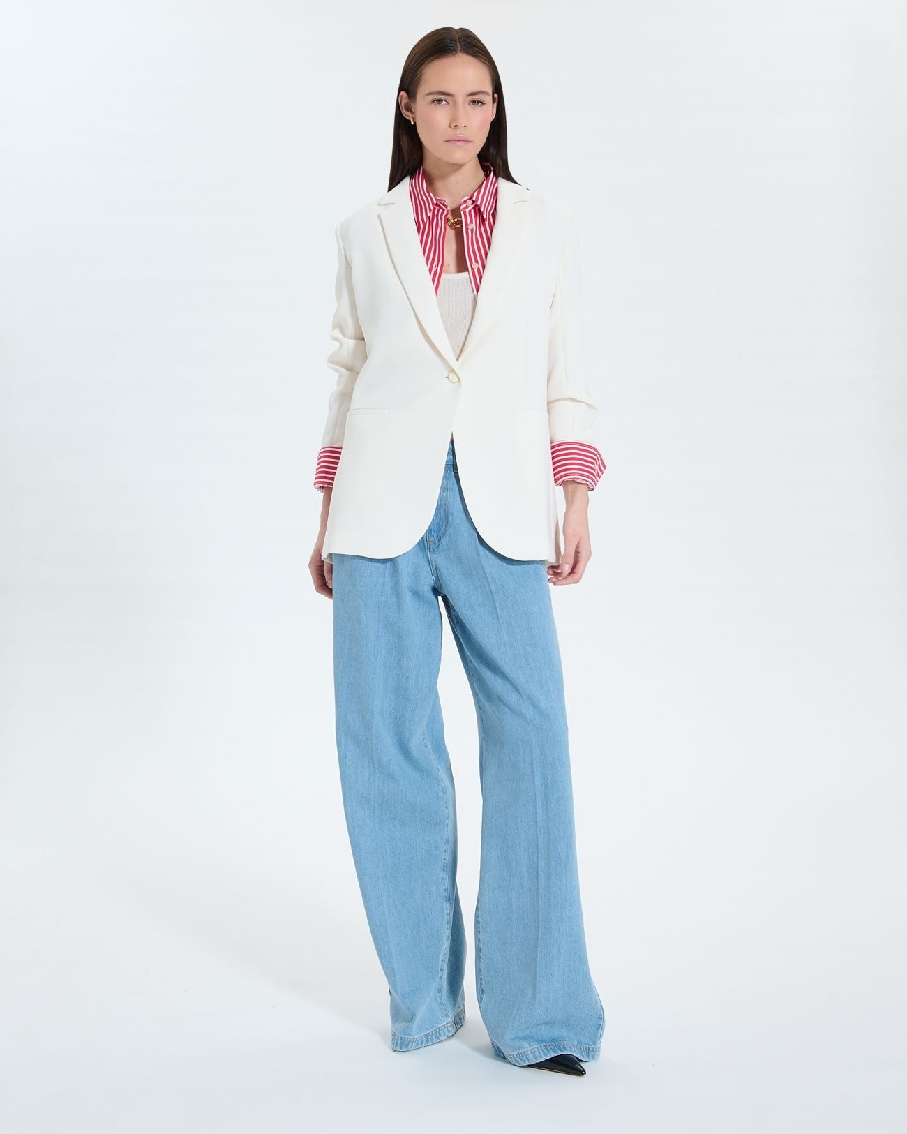 Chemise en popeline à rayures_3