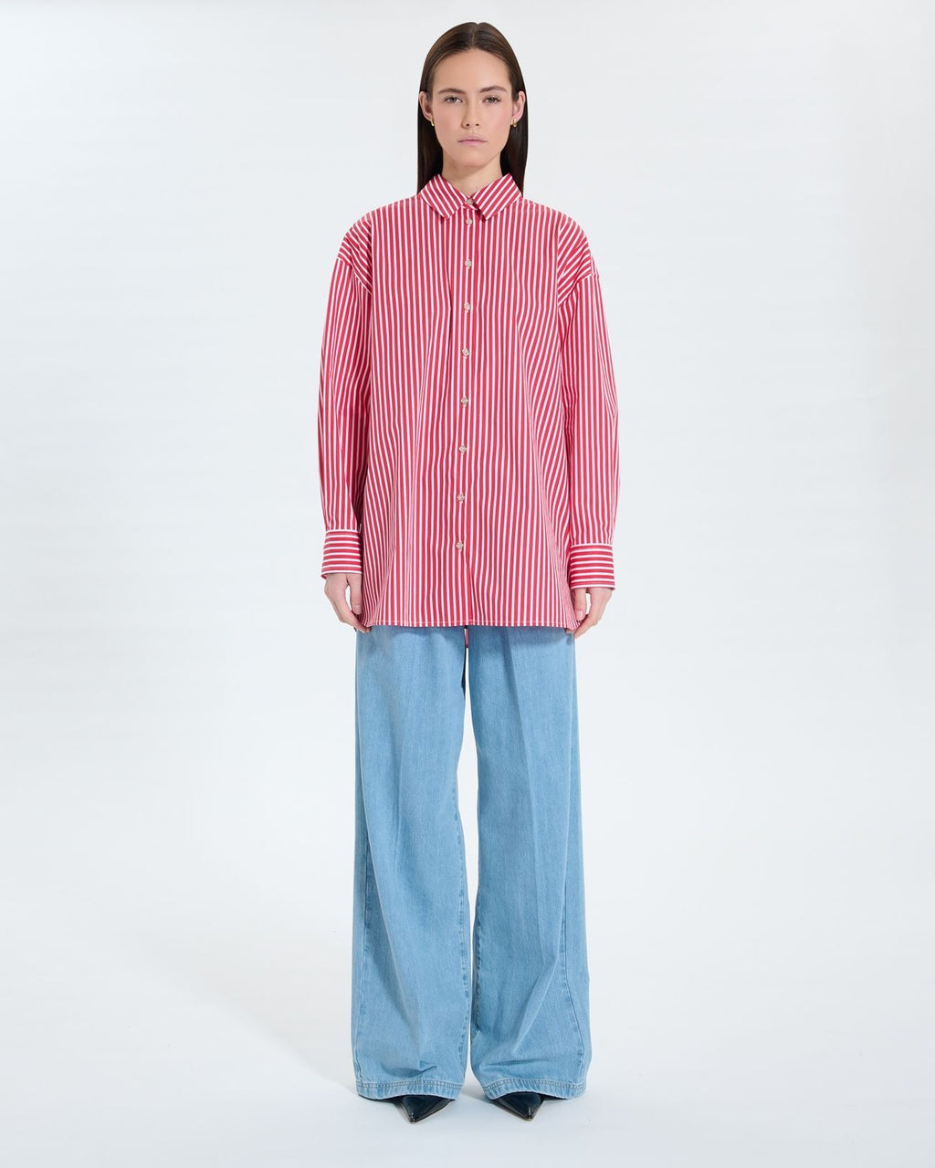 Chemise en popeline à rayures_5