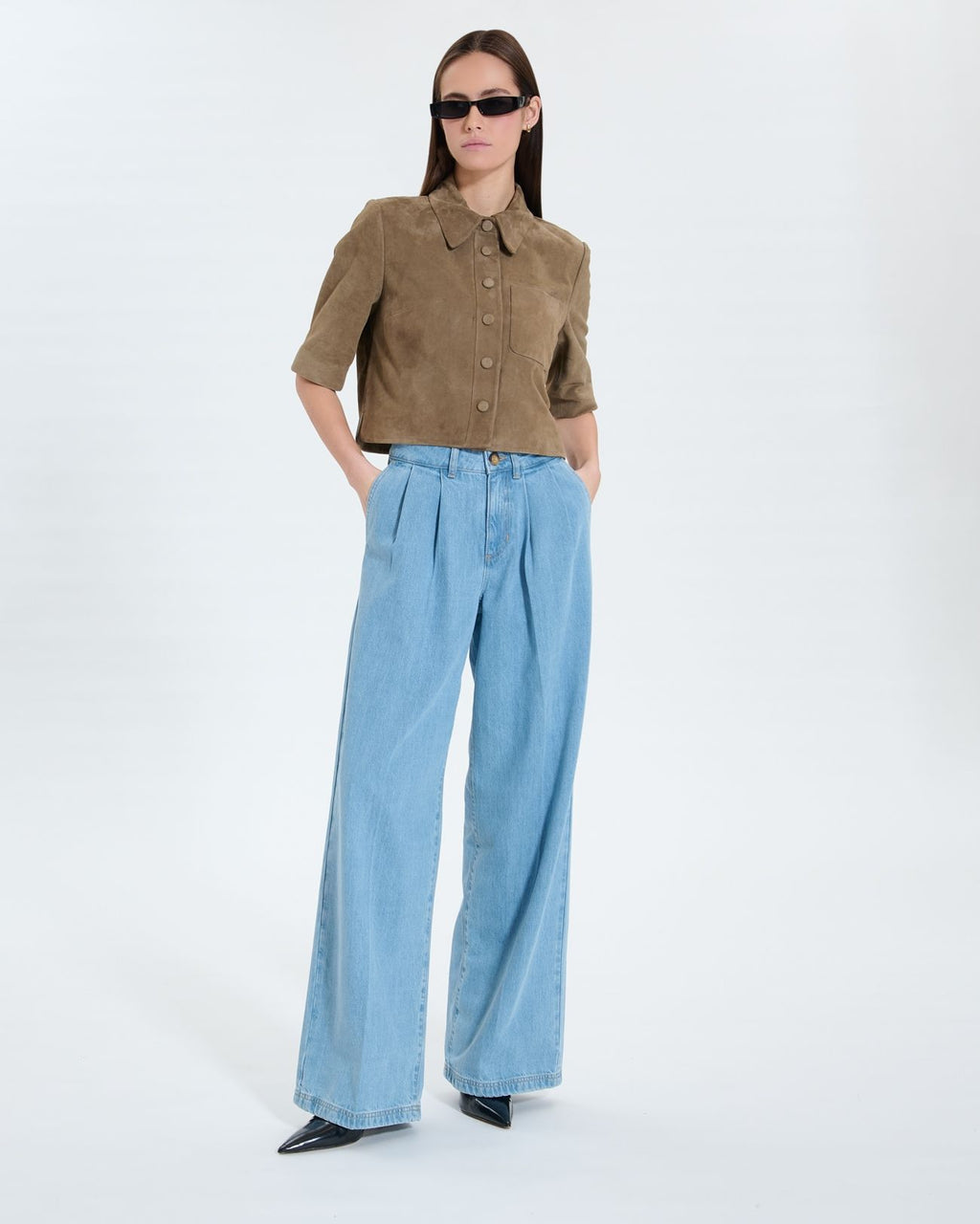 Chemise courte kaki_3