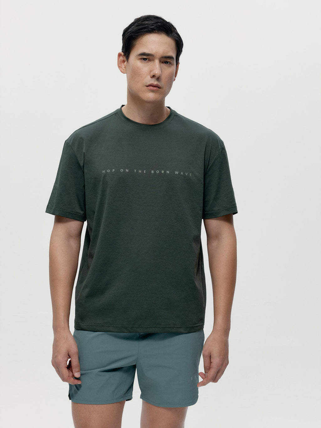 T-Shirt Venetta - Diep Khaki - Heren