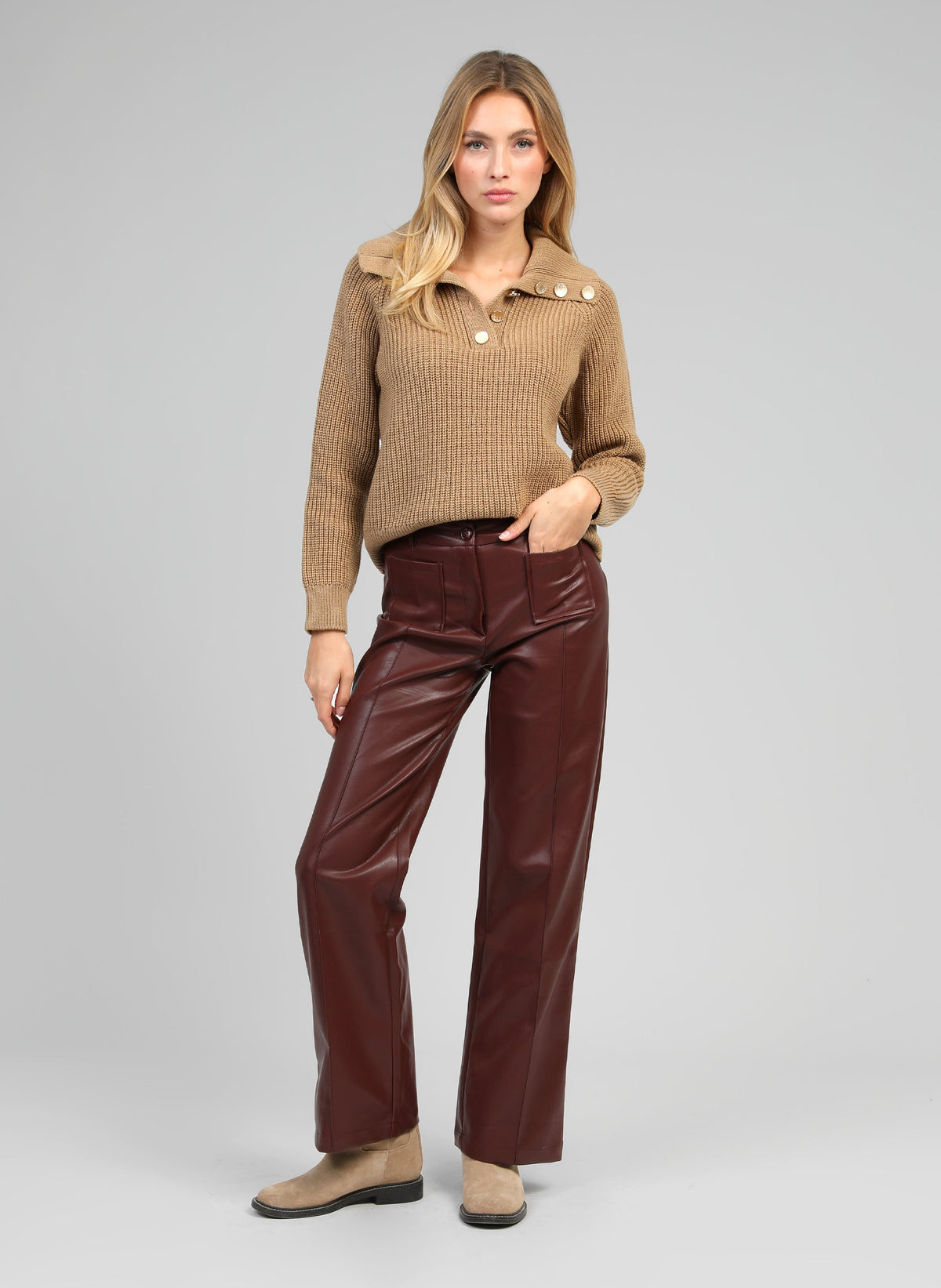 Pull Venise Camel