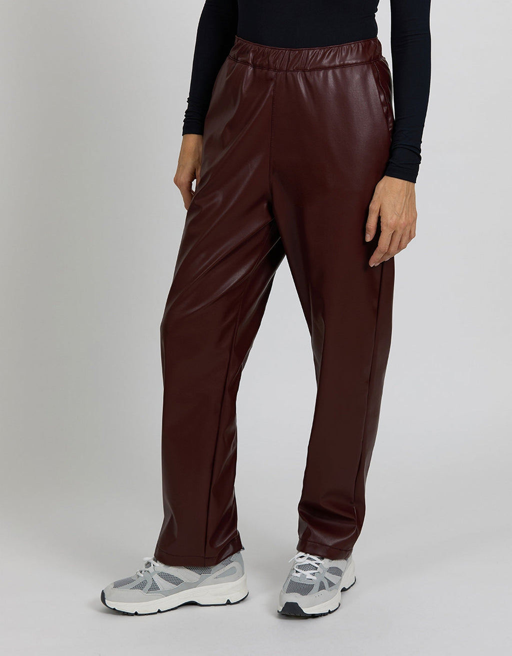 Pantalón Straight Venise - Burgundy - Mujer