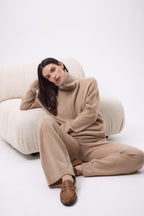 Pantalon Venise - Beige Creme - Femme