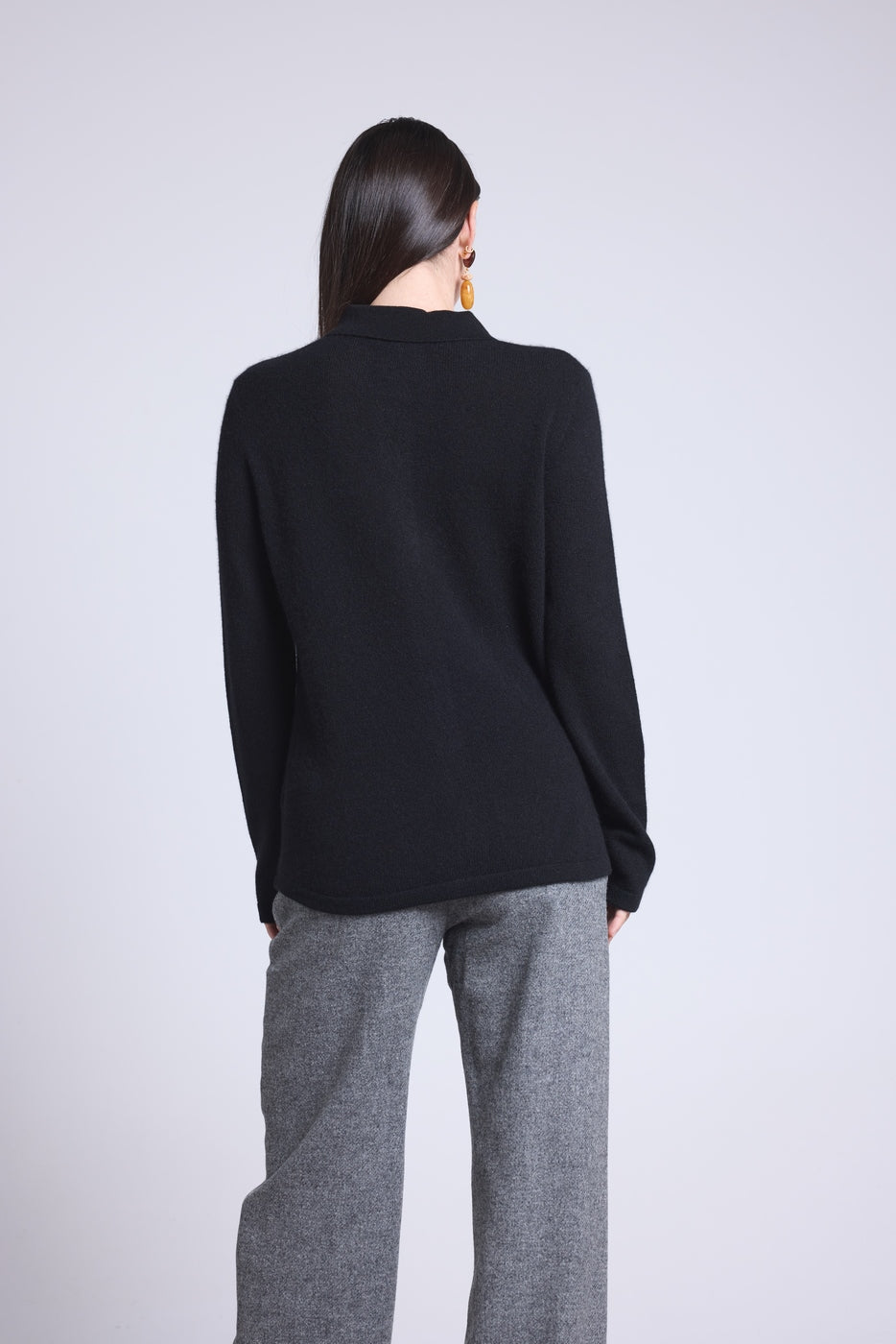 Camisa abotonada Vera - Negro - Mujer