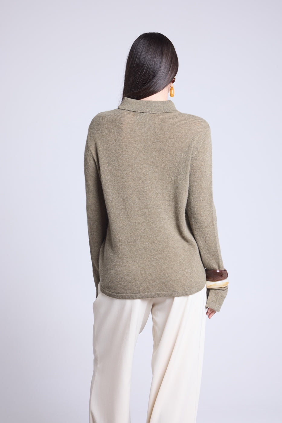 Camisa Abotonada Mujer Vera - Verde Caqui - Mujer