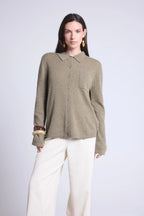 Camisa Abotonada Mujer Vera - Verde Caqui - Mujer