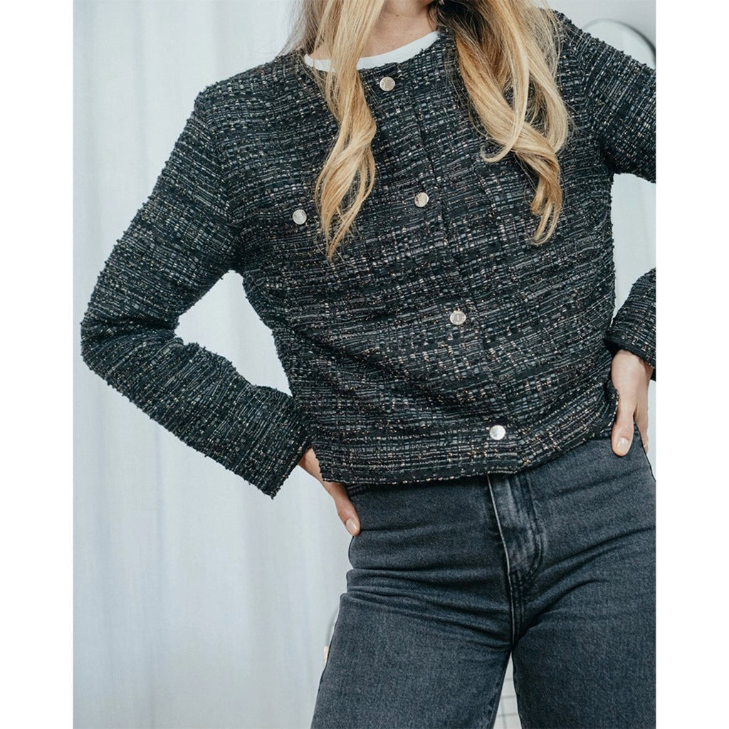 Veste Alberta - Tweed Gris