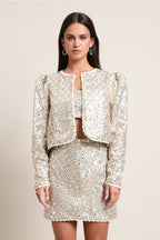 Chaqueta Chiara - Lentejuelas Doradas