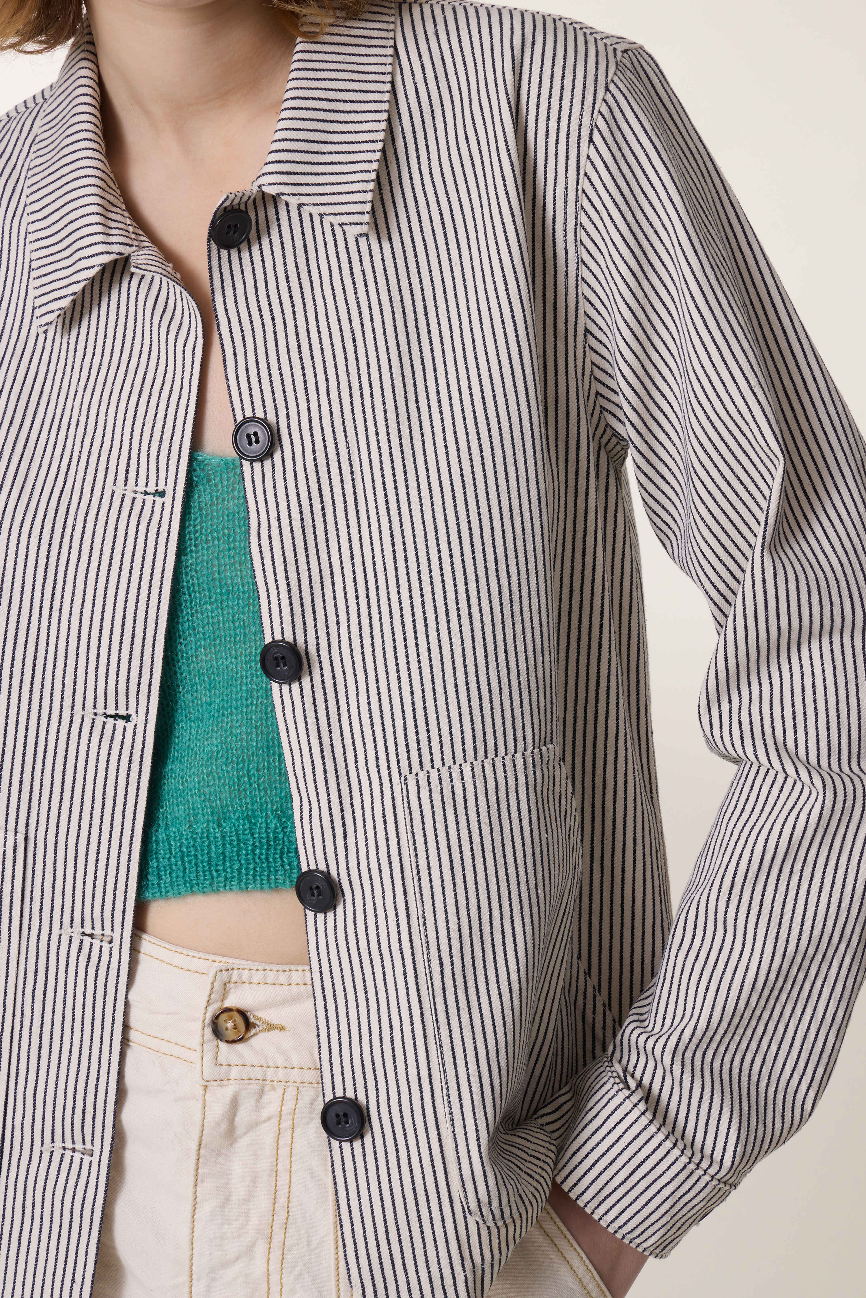 Chaqueta Verdil Strp - Ecru