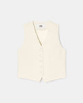 Ecru sleeveless vest_5