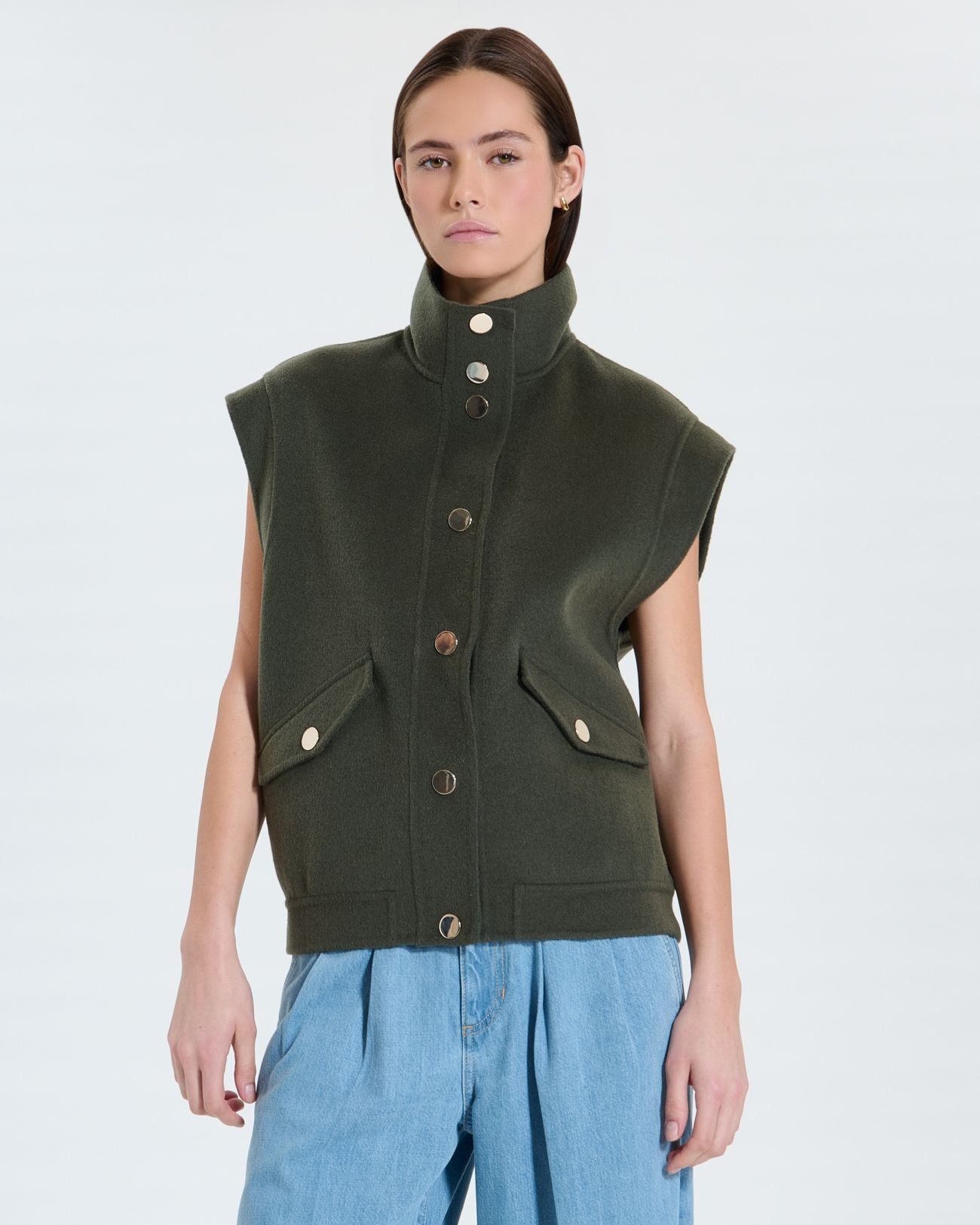 Chaqueta caqui sin mangas_1