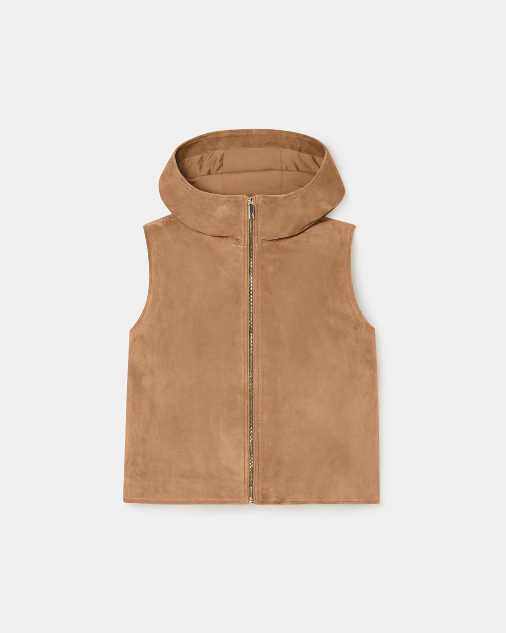 Gilet en suède beige_5