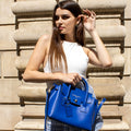 Bolso De Mano Jany - Azul Eléctrico