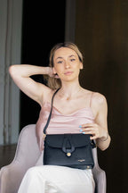 Ella Shoulder Bag - Black