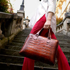 Porte Document - Camel - Femme