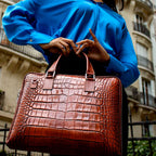 Porte Document - Camel - Femme