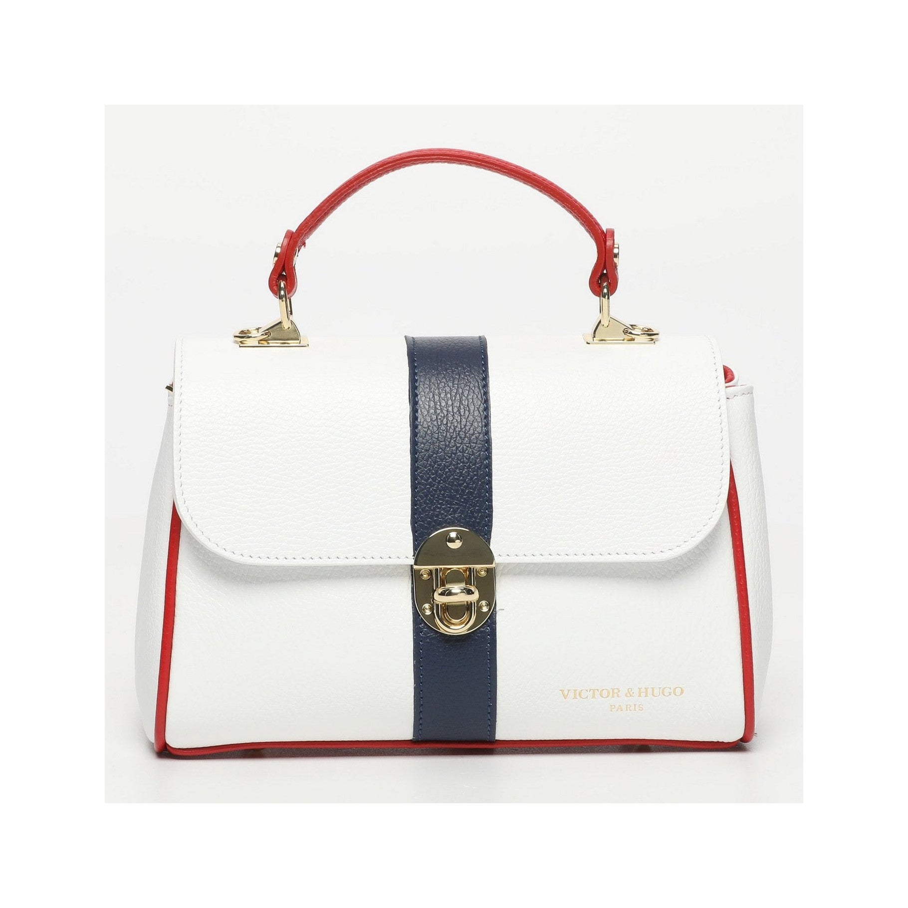 Sac A Bandouliere Giverny - Bleu Marine + Blanc + Rouge