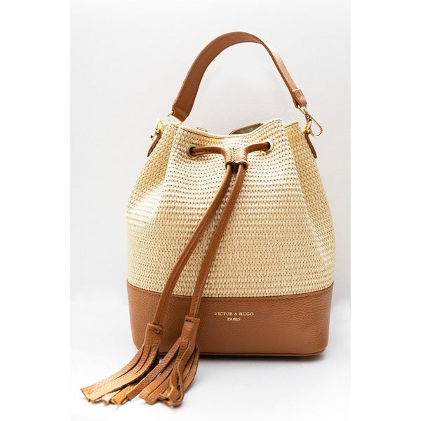 Sac A Bandouliere Livy Rafia - Camel
