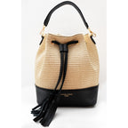 Sac A Bandouliere Livy Rafia - Noir