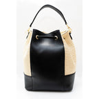 Sac A Bandouliere Livy Rafia - Noir