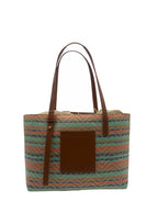 Sac A Bandouliere Azura - Cognac / Multi Bleu