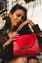 Bolso de Mano Shak - Burdeos
