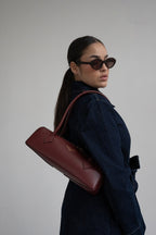 Sac Porte Epaule Zhora - Bordeaux