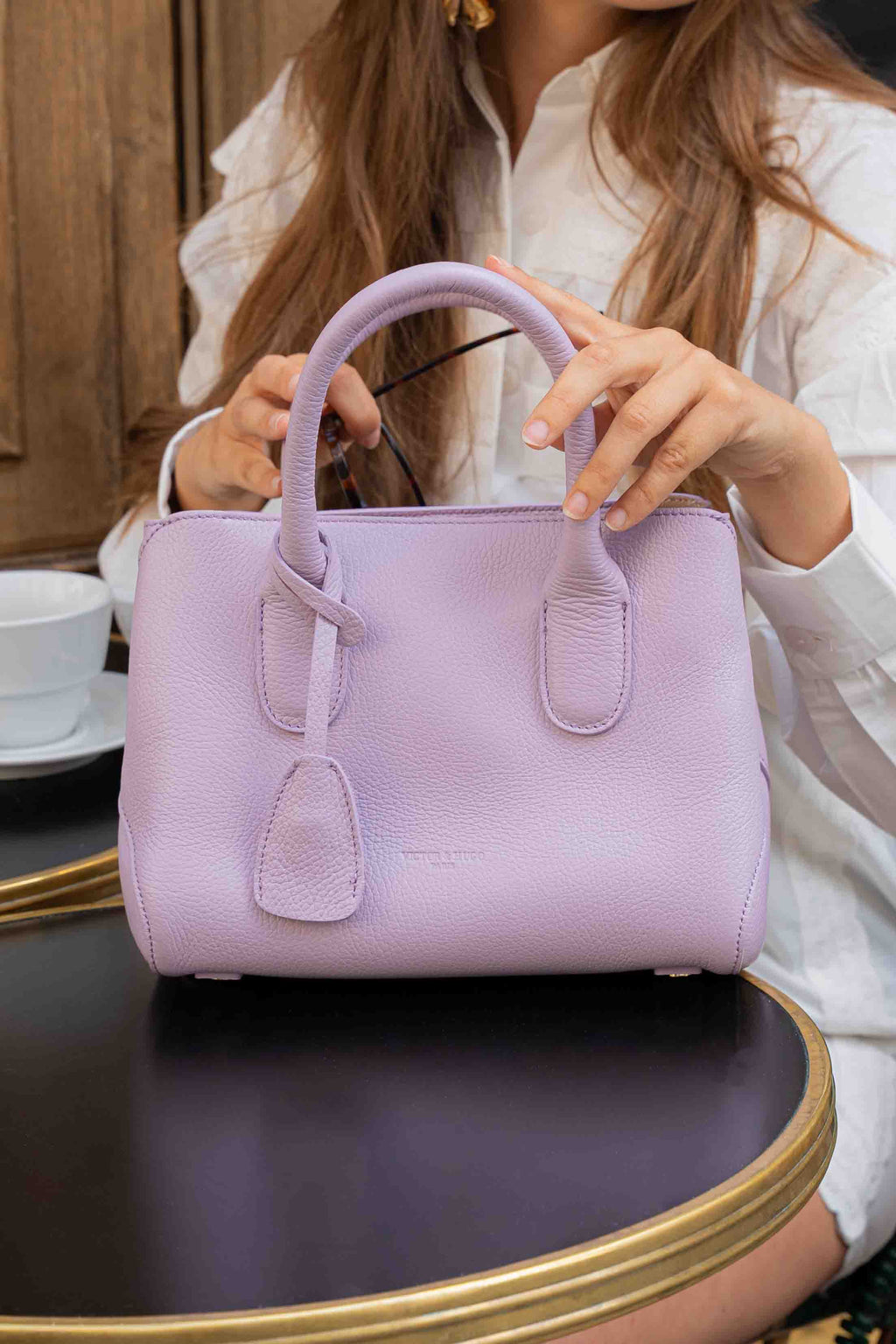 Bolso de Mano Alba - Lila
