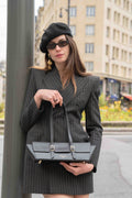 Briana Box Shoulder Bag - Black