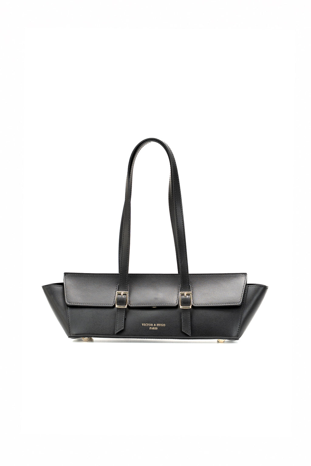 Briana Box Shoulder Bag - Black
