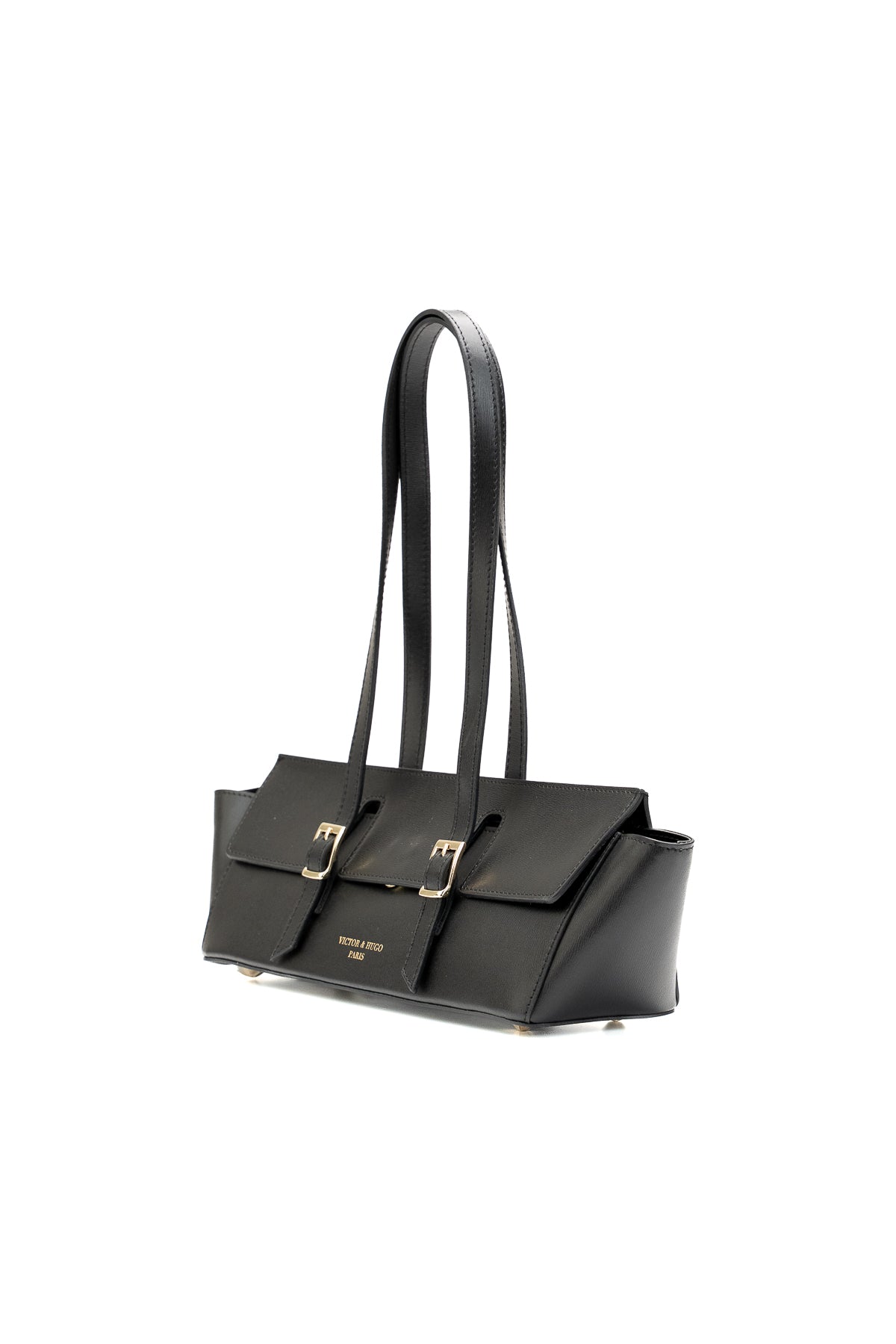 Briana Box Shoulder Bag - Black