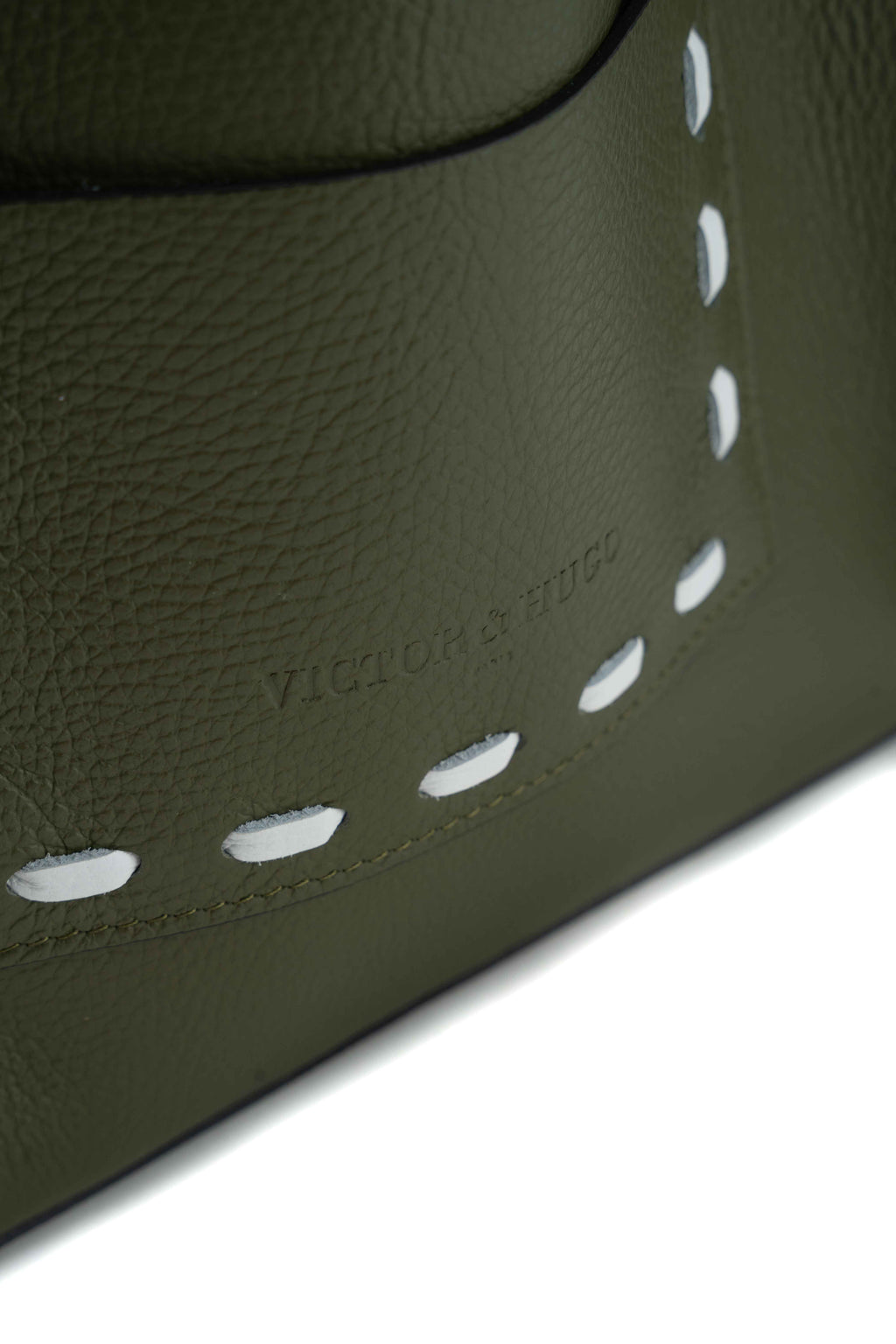 Bolso Bandolera Claudia - Verde Oliva/Blanco