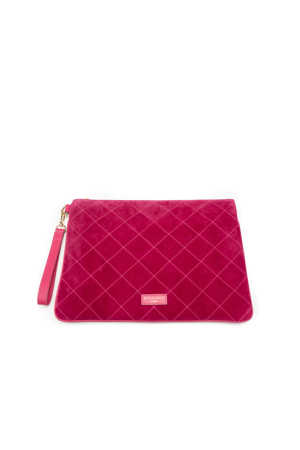 Clay Clutch - Fuchsia