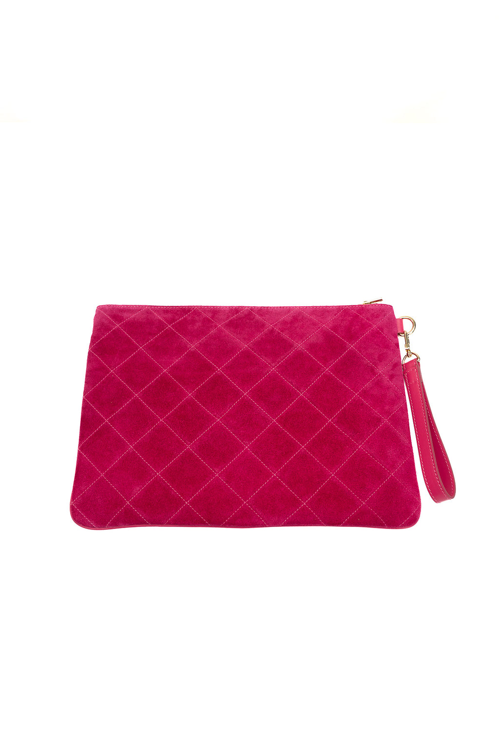 Clay Clutch - Fuchsia