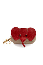 Porte Monnaie Jim - Beige/Rouge