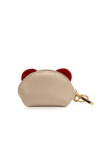 Porte Monnaie Jim - Beige/Rouge