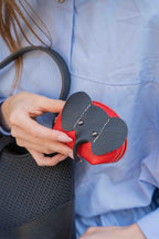 Jim Coin Purse - Red/Black