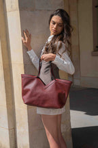 Bolso de Hombro Lili - Burdeos