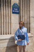 Mia Shoulder Bag - Blue