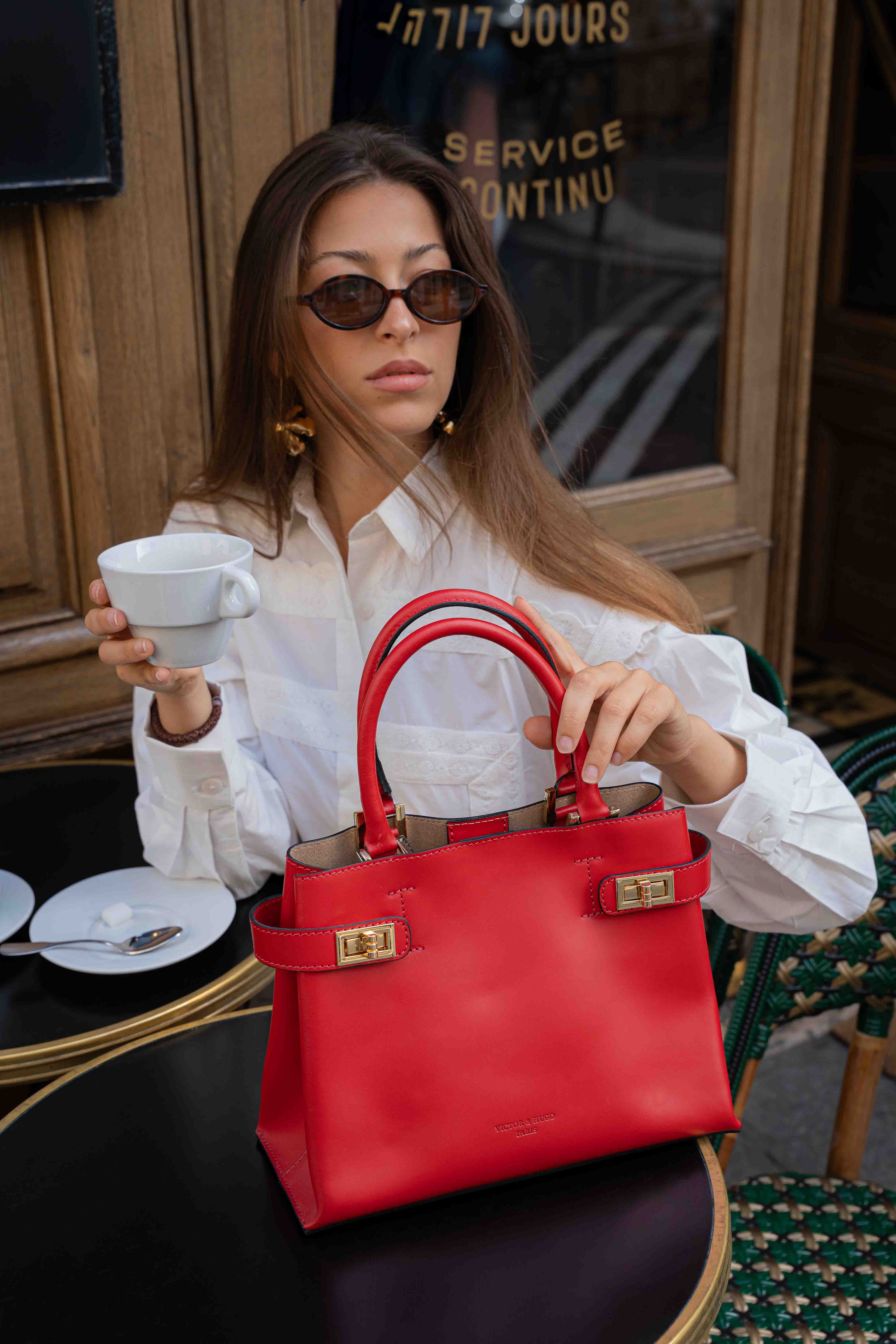 Bolso de mano Nelia - Rojo