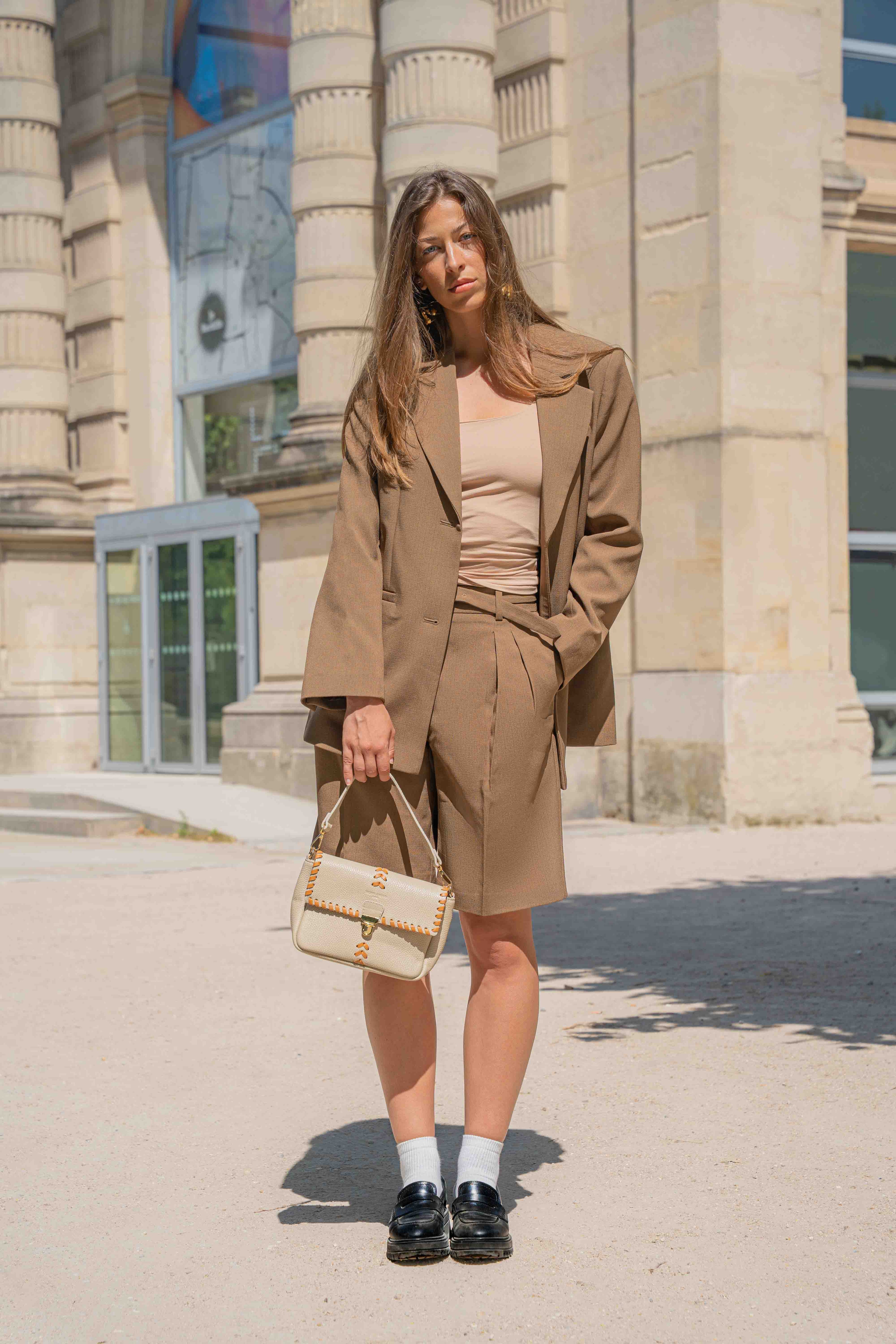 Sac A Bandouliere Rima - Beige/Camel