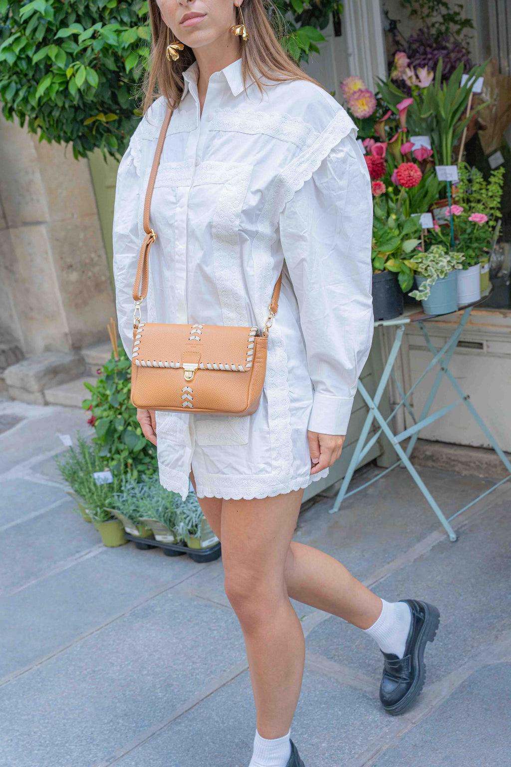 Sac A Bandouliere  Rima - Camel/Beige