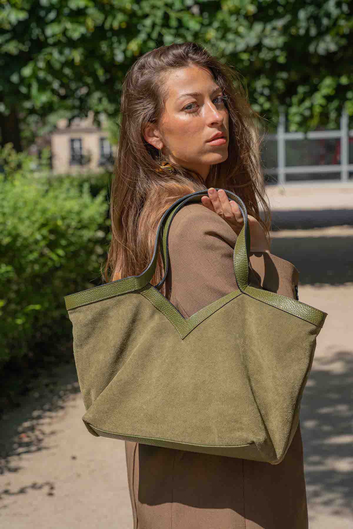 Bolso de Hombro Siri - Verde Oliva
