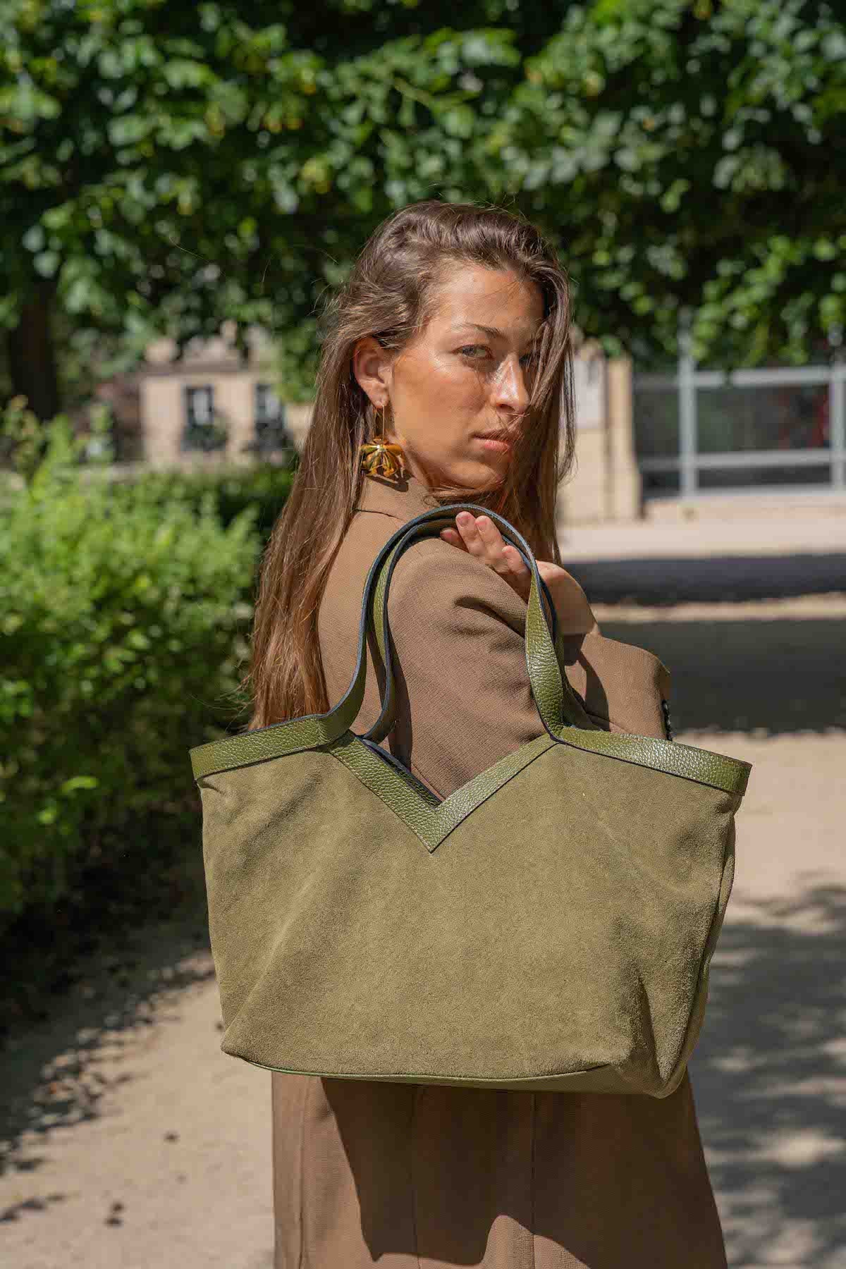 Bolso de Hombro Siri - Verde Oliva