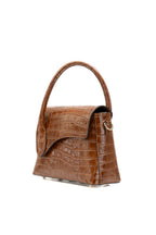 Sac A Bandouliere Sonia Croco - Camel