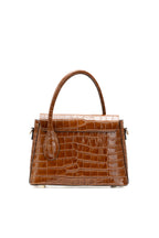 Sac A Bandouliere Sonia Croco - Camel